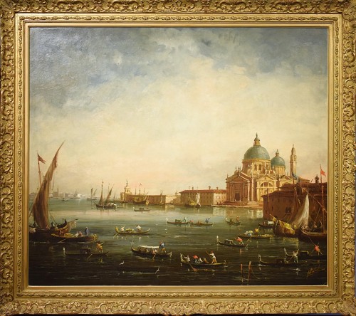 Venice, Panorama of the Grand Canal, Jose Martorell Puidomenech (1800-1900)